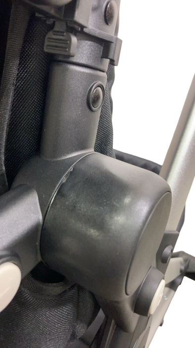 Shop Mockingbird Single to Double 2.0 Stroller, 2024, Black, Silver With Black Leather, Watercolor Drops at Goodbuygears