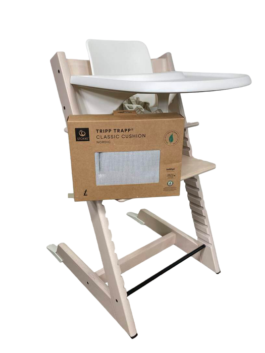 Shop Stokke Tripp Trapp Complete High Chair, Whitewash, Nordic Grey, 1 at Goodbuygears