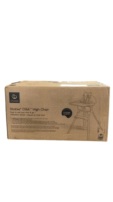 Shop Stokke Clikk High Chair, Black Warm Brown at Goodbuygears