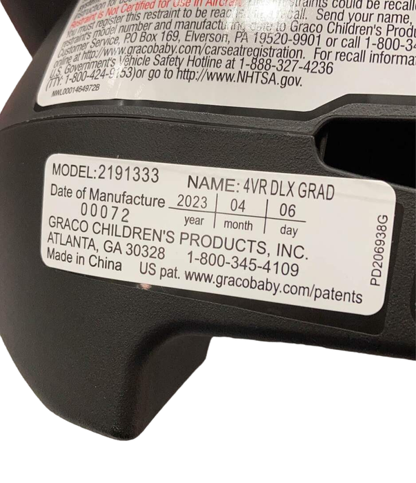 Shop Graco 4Ever DLX Grad 5-in-1 Car Seat, 2023, Harrison at Goodbuygears