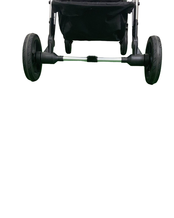 Shop Mockingbird Single to Double 2.0 Stroller, 2024, Silver with Black Leather, Watercolor Drops, Bloom at Goodbuygears