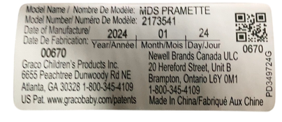 Shop Graco Modes Pramette Stroller, 2024, Pierce Fashion at Goodbuygears