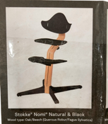 Shop Stokke Nomi High Chair, Black/Natural at Goodbuygears