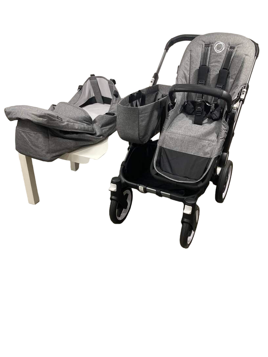 Shop Bugaboo Donkey 5 Stroller Mono, 2022, Grey Melange, Graphite at Goodbuygears