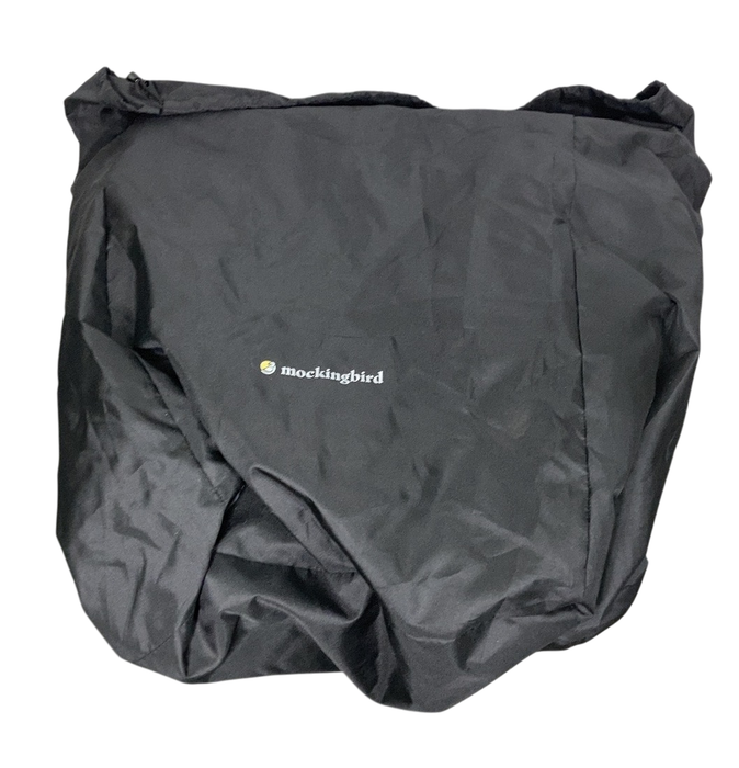 Shop Mockingbird Single 2.0 Stroller, 2024, Black, Silver With Penny Leather, Windowpane at Goodbuygears