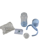 secondhand Green Sprouts Glass Sip And Straw Cup, Blue