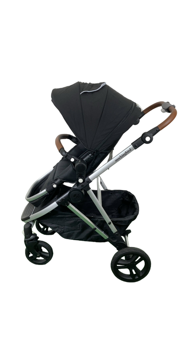 Shop Mockingbird Single 2.0 Stroller, 2024, Black, Windowpane, Silver With Penny Leather at Goodbuygears