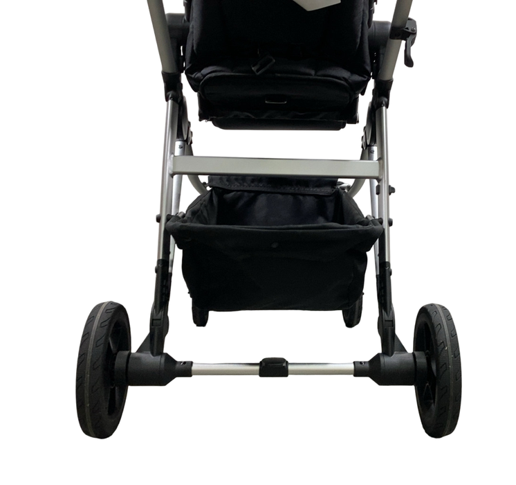 Shop Mockingbird Single to Double 2.0 Stroller, 2024, Black, Silver With Penny Leather, Watercolor Drops at Goodbuygears