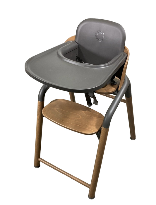 Shop Bugaboo Giraffe High Chair, w/ Grey Baby Set, Warm Wood/Grey at Goodbuygears