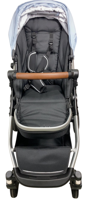 Shop Mockingbird Single to Double 2.0 Stroller, Sky, Watercolor Drops, Silver With Penny Leather, 2025 at Goodbuygears