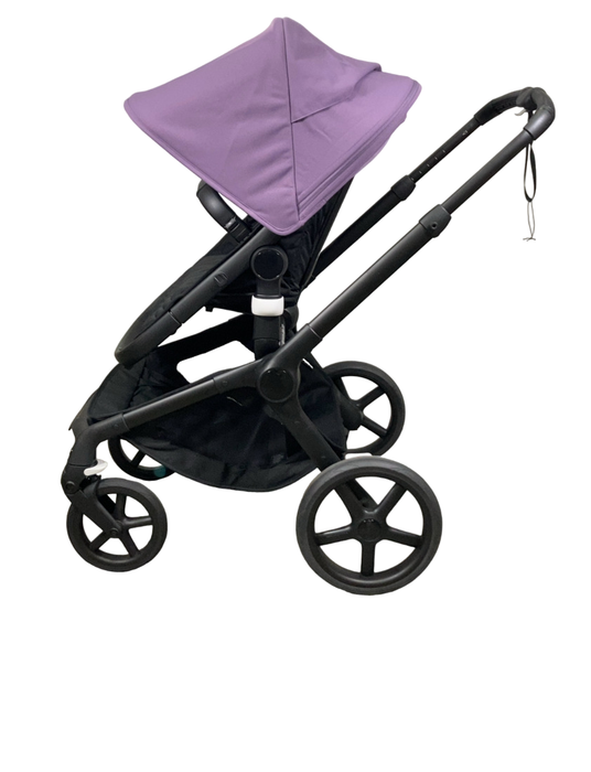 Shop Bugaboo Fox 5 Stroller, 2023, Astro Purple, Midnight Black, Black Frame at Goodbuygears