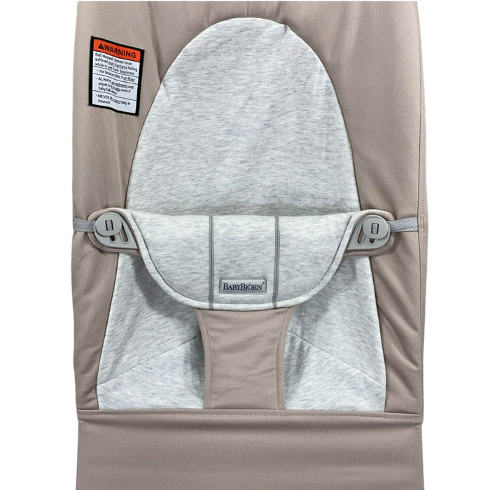 Shop BabyBjorn Bouncer Balance Soft, Light Gray Frame, Beige/Gray at Goodbuygears