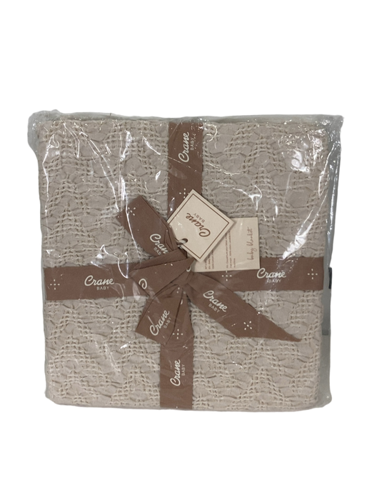 Shop Crane Baby Oatmeal Boho Knit Blanket, 30" x 40" at Goodbuygears