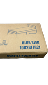 Shop BK Furniture Seattle Metal Twin Bed, Blue at Goodbuygears