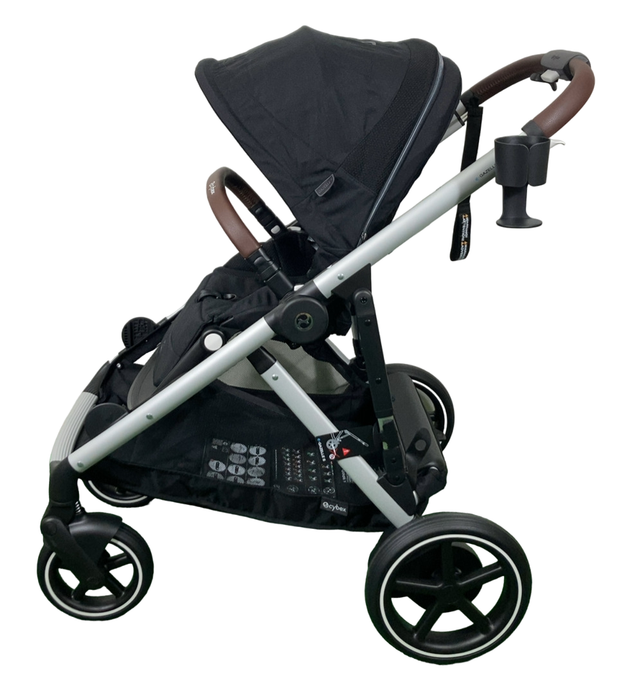 Shop Cybex e-Gazelle S Stroller, 2024, Black, Moon Black at Goodbuygears
