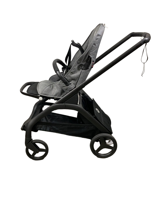 Shop Bugaboo Dragonfly Stroller, 2023, Black, Grey Melange, Midnight Black at Goodbuygears