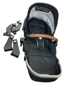 Shop Mockingbird 2nd Seat Kit with Extendable Canopy, Black, Windowpane, Silver With Penny Leather at Goodbuygears