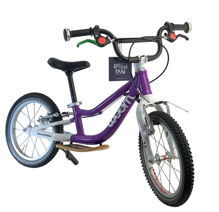 Shop Woom 1 Plus Balance Bike, Purple Haze at Goodbuygears