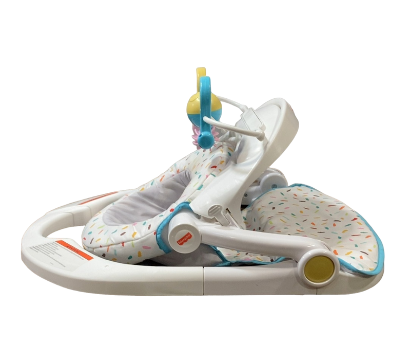Shop Fisher Price Premium Sit-Me-Up Floor Seat with Toy Tray, Rainbow Sprinkles at Goodbuygears