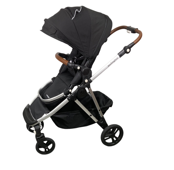 Shop Mockingbird Single to Double 2.0 Stroller, 2024, Black, Silver With Penny Leather, Windowpane at Goodbuygears