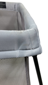 Shop BabyBjorn Travel Crib Light Bundle with Fitted Sheet, Silver at Goodbuygears