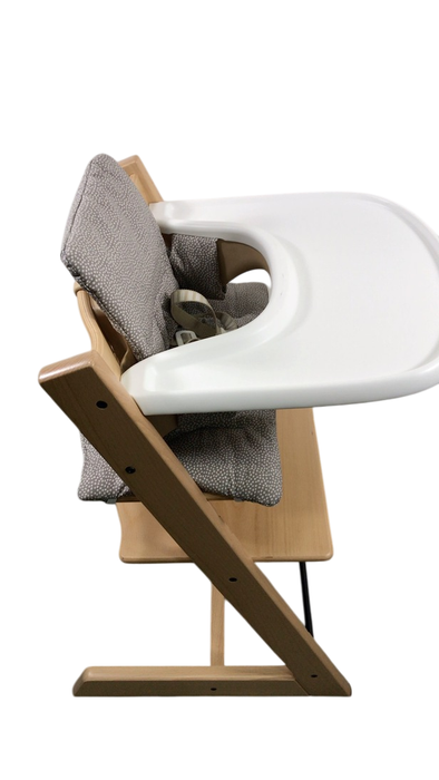 Shop Stokke Tripp Trapp Complete High Chair, Dots Grey, Natural at Goodbuygears