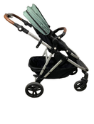 Shop Mockingbird Single to Double 2.0 Stroller, 2024, Silver with Penny Leather, Watercolor Drops, Sage at Goodbuygears