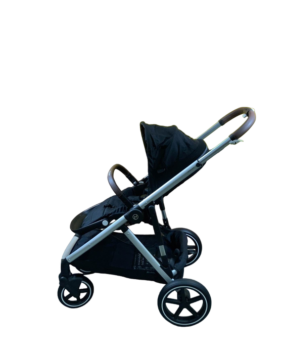 Shop Cybex Gazelle S Modular Stroller, 2023, Moon Black, Silver Frame at Goodbuygears