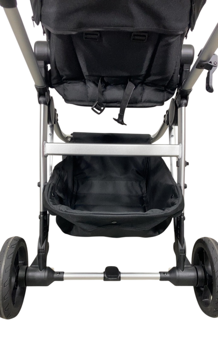 Shop Mockingbird Single to Double 2.0 Stroller, 2024, Black, Silver With Penny Leather, Watercolor Drops at Goodbuygears