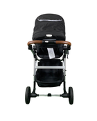 Shop Mockingbird Single to Double 2.0 Stroller, 2024, Silver with Penny Leather, Watercolor Drops, Black at Goodbuygears