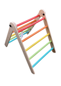 Shop Pikler Triangle Climber With Ramp, Rainbow at Goodbuygears