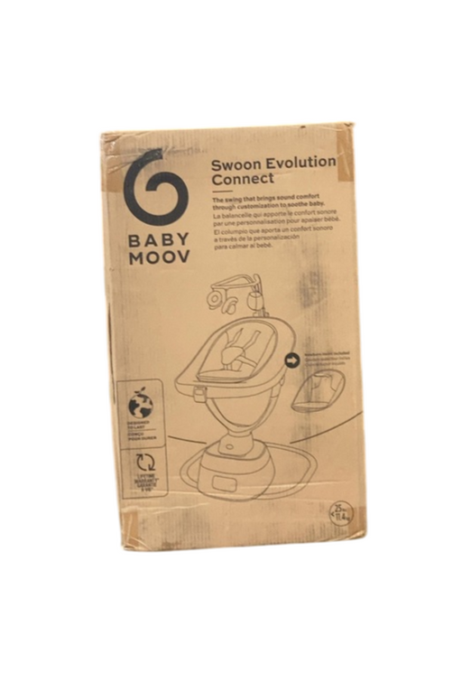 Shop Babymoov Swoon Evolution Smart Baby Swing, Cream/Black at Goodbuygears