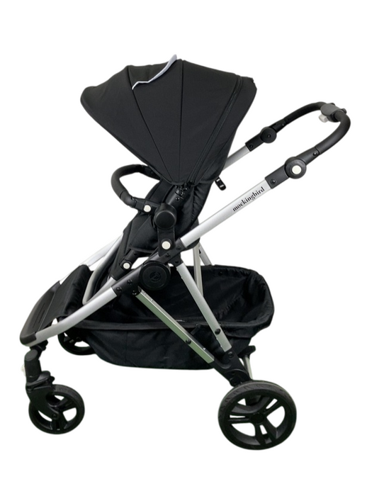 Shop Mockingbird Single to Double 2.0 Stroller, Black, Watercolor Drops, Silver With Black Leather, 2025 at Goodbuygears