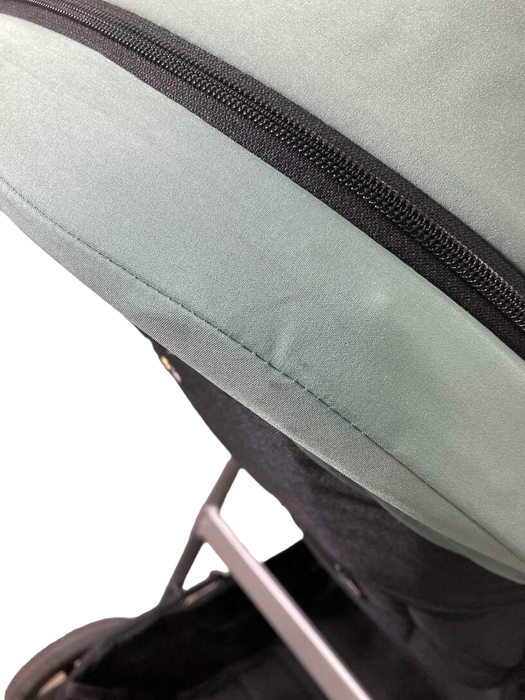 Shop Mockingbird Single to Double 2.0 Stroller, 2024, Silver with Penny Leather, Watercolor Drops, Sage at Goodbuygears