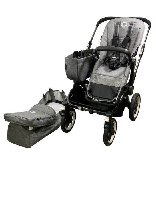 Shop Bugaboo Donkey 5 Stroller Mono, without Canopy, Grey Melange, Graphite, 2021 at Goodbuygears
