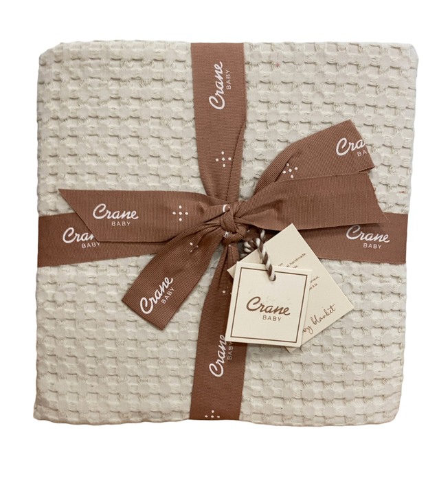 Shop Crane Baby Waffle Knit Blanket, Birch at Goodbuygears