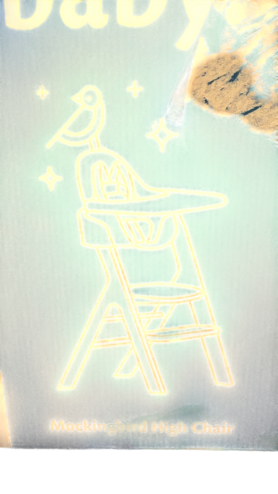 Shop Mockingbird High Chair, 2.0, Pebble Beech, White at Goodbuygears