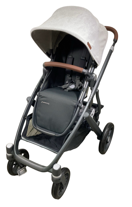 Shop UPPAbaby VISTA V2 Stroller, 2022, Anthony (White & Grey Chenille) at Goodbuygears