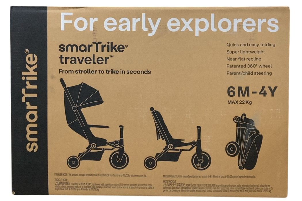 Shop SmarTrike Traveler Travel Stroller, 2024, Onyx Black at Goodbuygears