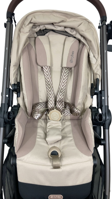 Shop Cybex e-Gazelle S Stroller, 2024, Almond Beige, Taupe at Goodbuygears