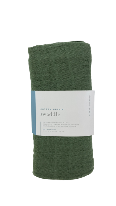 Shop Little Unicorn Cotton Muslin Swaddle, Fern at Goodbuygears