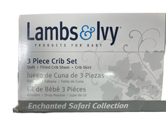 Shop Lambs & Ivy 3 Piece Crib Set, Enchanted Safari at Goodbuygears