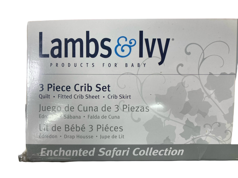 Shop Lambs & Ivy 3 Piece Crib Set, Enchanted Safari at Goodbuygears