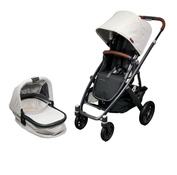 Shop UPPAbaby VISTA V2 Stroller, 2023, Anthony (White & Grey Chenille) at Goodbuygears