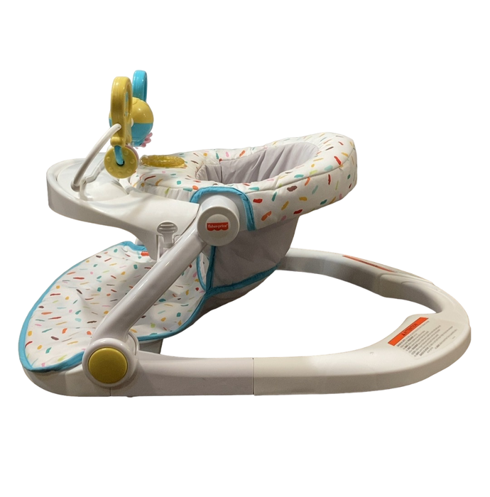 Shop Fisher Price Premium Sit-Me-Up Floor Seat with Toy Tray, Rainbow Sprinkles at Goodbuygears