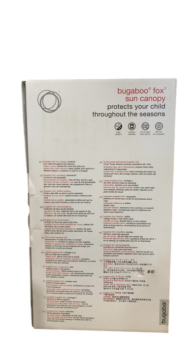 Shop Bugaboo Fox 2 Sun Canopy, Blue Melange at Goodbuygears