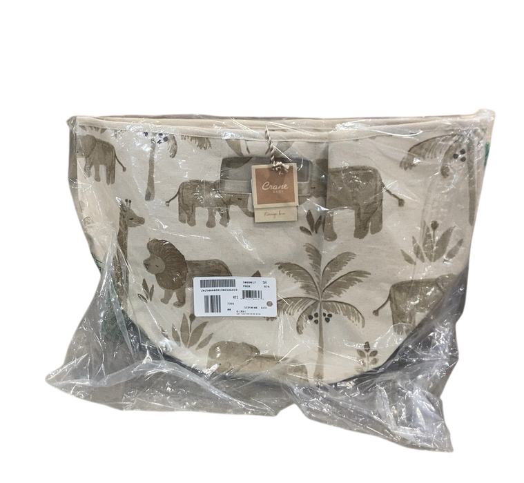 Shop Crane Baby Cotton Canvas Storage Bin, Safari Animal at Goodbuygears