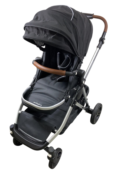 Shop Mockingbird Single to Double 2.0 Stroller, 2025, Black, Silver With Penny Leather, Windowpane at Goodbuygears