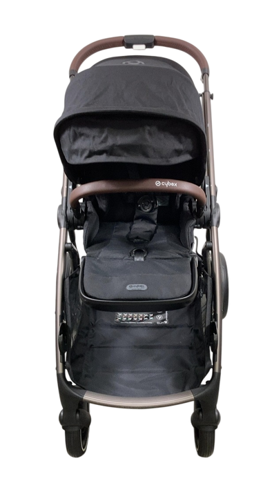 Shop Cybex Gazelle S Modular Stroller, 2024, Moon Black, Taupe Frame at Goodbuygears