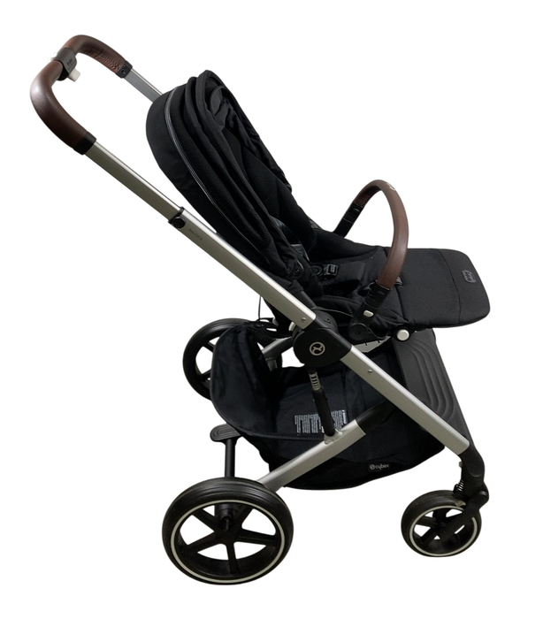 Shop Cybex Balios S Lux Stroller, 2024, Moon Black, Silver at Goodbuygears